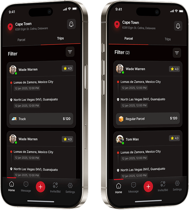 App Screens